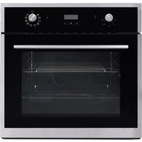 PKM Einbau-Backofen, 56 l, Glas/Edelstahl, schwarz von PKM