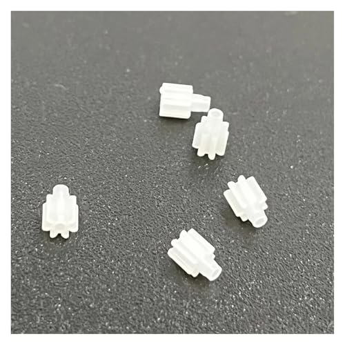 PKNVKZIDK 5pcs 0.3-M Modulus Gear Toy RC Car Drone Transmission Pinion Gear Fit for 0.8mm/1mm Shaft 7 Teeth 0.8MM von PKNVKZIDK