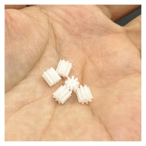 PKNVKZIDK 5pcs 0.5 Modulus 8T Teeth Gear Toy RC Model Car Drone Engine Fit for 0.8mm Shaft Coreless von PKNVKZIDK