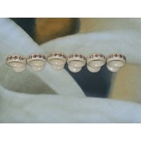 6Er Set Vintage Pfaltzgraff Yorktown Serviettenringe von PKsLoft