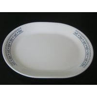 Corelle Old Town Blaubeere Ovale Servierplatte von PKsLoft