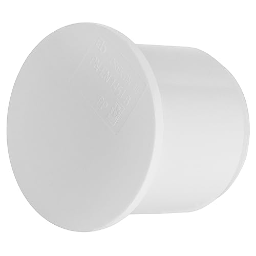 HT Muffenstopfen Ø DN40 Rohrstopfen Kunststoffstopfen Endstopfen Rohrdeckel Weiß von PL