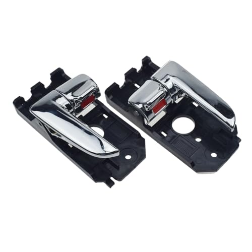 PLACKE Schwarz Beige Chrom Innentürgriff Passend for Kia Cerato 2005–12 Passend for KIA SPECTRA SPECTRA 5 2004–2009 82610-2F000 82620-2F000(Chrome Left Right) von PLACKE