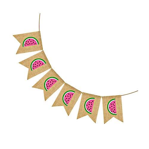 PLAFOPE 1 Stück Sommer Party Dekoration Banner Wassermelonen für Feierliche Anlässe für Gartenpartys und Geburtstagsfeiern Einfach zu Hängen und Farbenfroh Bringt PLAFOPE 1 Stück Sommer Party Dekoration Banner Wassermelonen für Feierliche Anlässe für Gartenpartys und Geburtstagsfeiern Einfach zu Hängen und Farbenfroh Bringt von PLAFOPE