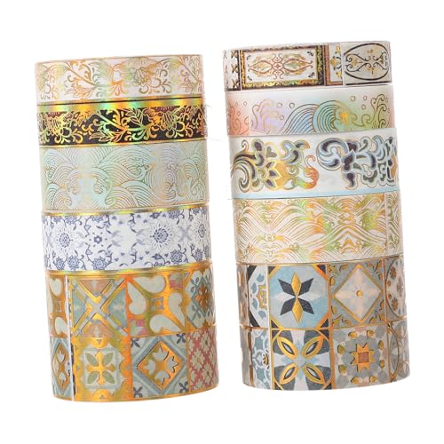PLAFOPE 10 Rollen Washi Tape DIY Bastelband Scrapbook Dekoratives Klebeband Premium Washi material Rückstandsfrei Entfernt für Tagebuch Geschenkverpackung Kreative Handarbeit PLAFOPE 10 Rollen Washi Tape DIY Bastelband Scrapbook Dekoratives Klebeband Premium Washi material Rückstandsfrei Entfernt für Tagebuch Geschenkverpackung Kreative Handarbeit von PLAFOPE