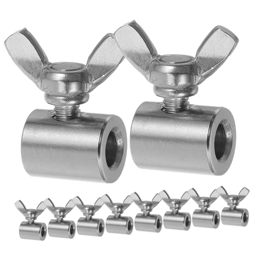 PLAFOPE 10 Stück Butterfly Buckle für Säulen Geländer Hand Zugverschluss Sicherung und Fixierung für Geländermontage und Reparatur von PLAFOPE