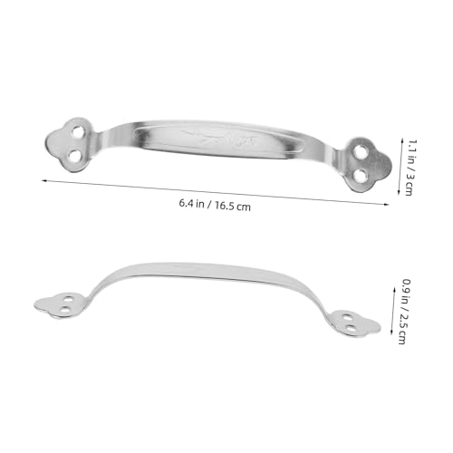 PLAFOPE 10 Stück Teiliges Möbelgriffe aus Massivem Edelstahl Ergonomische Bogenförmige Tür und Schubladengriffe Moderne Strapazierfähige Metallgriffe für Küchen Bad und Büromöbel von PLAFOPE
