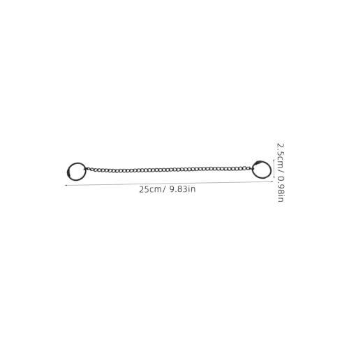 PLAFOPE 10 Stück Teiliges Schwarze Edelstahl Aufhängeketten mit Karabiner Vielseitig Einsetzbar für Baumetiketten Parkplatzschilder Indoor Hängeschilder Einfache Montage Langlebig und PLAFOPE 10 Stück Teiliges Schwarze Edelstahl Aufhängeketten mit Karabiner Vielseitig Einsetzbar für Baumetiketten Parkplatzschilder Indoor Hängeschilder Einfache Montage Langlebig und von PLAFOPE