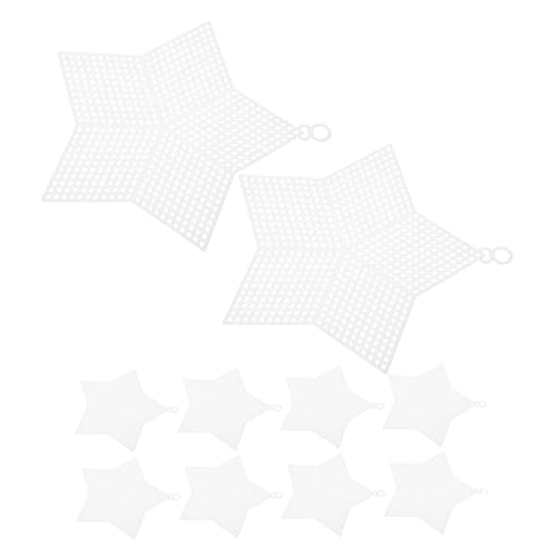 PLAFOPE 10 Stück Teiliges Set Kunststoff Mesh Leinwandblätter Langlebige Vielseitige Kunststoffgewebeplatten zum Nähen von Taschen DIY Bastelmaterial für Kreative Handarbeiten und von PLAFOPE