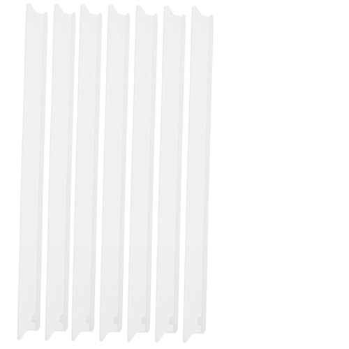 PLAFOPE 10 Stück Teiliges Silikon Ersatzklingen für Fensterwischer Flexible Weiche Nachfüllstreifen für Streifenfreies Fensterreinigen Schonend zu Glas und Wänden Platzsparend Aufrollbar von PLAFOPE