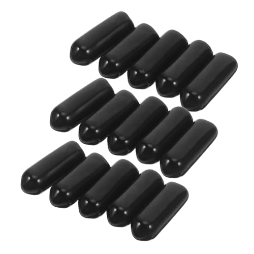 PLAFOPE 100 Stück Schraubenschutzkappen aus Flexiblem PVC Gewindeschutz für Schrauben und Metallstangen Sichere Kunststoffabdeckungen Präzise Passform Langlebiger Schutz gegen Staub und von PLAFOPE