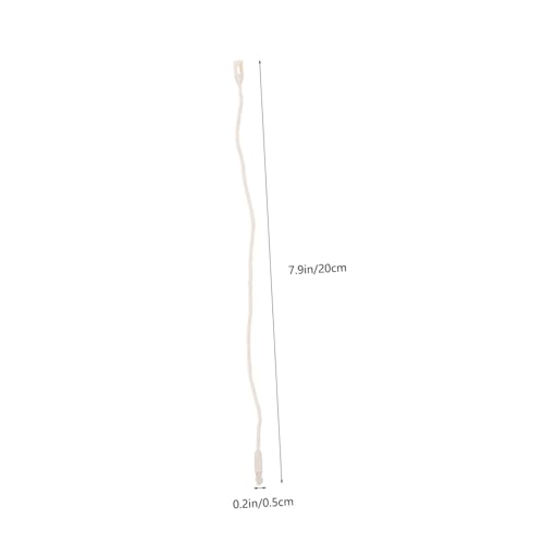 PLAFOPE 1000 Stück Baumwollhängekordeln Beige Großer Baumwollfaden Für Kleidung Namensschilder Textiletiketten Strapazierfähige Preisetikettenbefestiger Für Boutique Geschenkshop von PLAFOPE