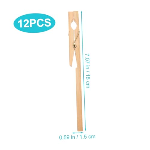 PLAFOPE 12 Stück Teiliges Holz Reagenzglashalter Stabile Fixierklemmen für Labor Glasröhrchen Sicherer Halt Praktische Befestigungsschellen für Laborexperimente von PLAFOPE