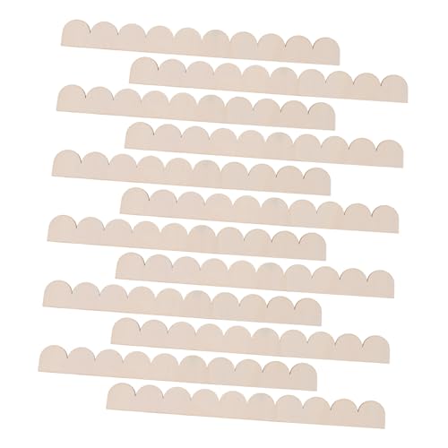 PLAFOPE 12 Stück Teiliges Unvollendete Holzleisten mit Künstlerischer Gewellter Kante Vielseitige Tür und Wandverkleidung für DIY Heimdekoration Installieren Robustes Holzmaterial PLAFOPE 12 Stück Teiliges Unvollendete Holzleisten mit Künstlerischer Gewellter Kante Vielseitige Tür und Wandverkleidung für DIY Heimdekoration Installieren Robustes Holzmaterial von PLAFOPE