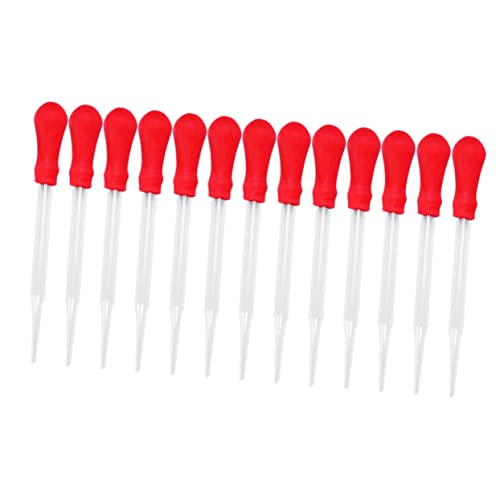 PLAFOPE 13 Stücke Silikonform Pipetten Transfer Pipette Glaspipette Tropfer Glas Pipette Dropper für Experimente Heimgebrauch von PLAFOPE