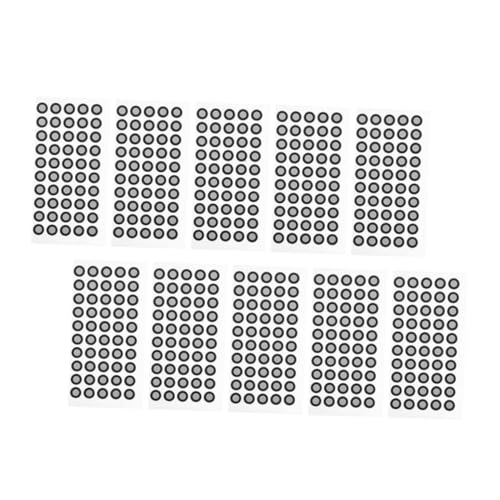 PLAFOPE 15 Blatt Reflektierende Markierungspunkte Scanner Positionierungsziele Hochreflektierend Reißfest Innen ø Außen ø pro für Optische Kalibrierung von PLAFOPE