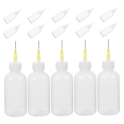 PLAFOPE 15 Stück Teiliges Präzisions applikatorflaschen Nadelspitze aus Robustem Kunststoff für Keramische Malerei Töpferzubehör und Präzise DIY Kunstprojekte PLAFOPE 15 Stück Teiliges Präzisions applikatorflaschen Nadelspitze aus Robustem Kunststoff für Keramische Malerei Töpferzubehör und Präzise DIY Kunstprojekte von PLAFOPE
