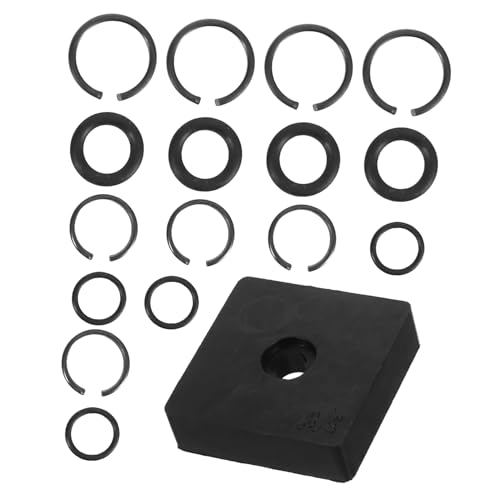 PLAFOPE 17 Stück Teiliges Pneumatischer Impact Wrench Halteclips mit O Ring Federclips für Elektropneumatische Schlagschrauber Schneller Stecknusswechsel Langlebiges Installationswerkzeug von PLAFOPE