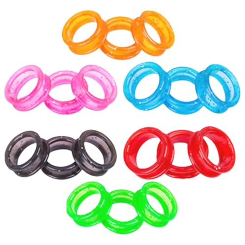 PLAFOPE 18 Stück Teiliges Silikon Fingerschutz-ring für Scheren Flexibel und Weich Passend für Verschiedene Schützt Finger bei Haarschneide- Haustierpflege Bastelscheren Installieren und PLAFOPE 18 Stück Teiliges Silikon Fingerschutz-ring für Scheren Flexibel und Weich Passend für Verschiedene Schützt Finger bei Haarschneide- Haustierpflege Bastelscheren Installieren und von PLAFOPE