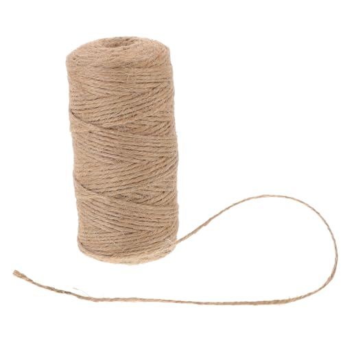 PLAFOPE 1Rolle Jute Schnur Fach Geflochten Natürliche Dekoration für Garten Basteln und Geschenkverpackung Langlebig und Farbneutral Vielseitig Einsetzbar PLAFOPE 1Rolle Jute Schnur Fach Geflochten Natürliche Dekoration für Garten Basteln und Geschenkverpackung Langlebig und Farbneutral Vielseitig Einsetzbar von PLAFOPE