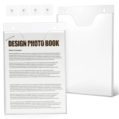 PLAFOPE 2 . Acryl Wand Organizer Hochformat Dokumentenhalter Transparent Wandmontage Mail Organizer Prospekthalter Büro Zuhause Platzsparend Stilvolles Design PLAFOPE 2 . Acryl Wand Organizer Hochformat Dokumentenhalter Transparent Wandmontage Mail Organizer Prospekthalter Büro Zuhause Platzsparend Stilvolles Design von PLAFOPE
