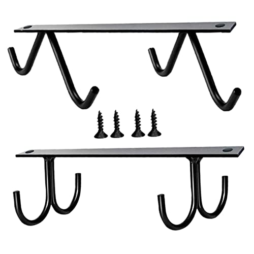 PLAFOPE 2 Satz Teiliges Tassenhalter aus Robustem Metall Platzsparendes Unter Schrank Becherregal mit Haken Modernes Küchenzubehör für Ordentliche Aufbewahrung von Kaffeetassen und PLAFOPE 2 Satz Teiliges Tassenhalter aus Robustem Metall Platzsparendes Unter Schrank Becherregal mit Haken Modernes Küchenzubehör für Ordentliche Aufbewahrung von Kaffeetassen und von PLAFOPE