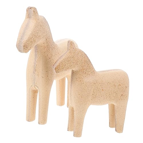 PLAFOPE 2 Stk Trojaner rau hühner spielzeug bastelideen schlichtes, unbemaltes schwedische pferdefigur Tier Modelle Pferdedekor aus Holz Pferdemodell aus Holz selber bauen hölzern PLAFOPE 2 Stk Trojaner rau hühner spielzeug bastelideen schlichtes, unbemaltes schwedische pferdefigur Tier Modelle Pferdedekor aus Holz Pferdemodell aus Holz selber bauen hölzern von PLAFOPE