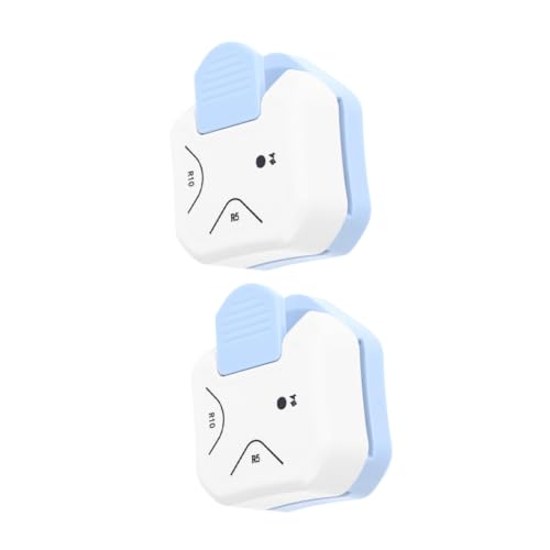 PLAFOPE 2 Stück Eckenrunder Papierstanzer Rundungsschneider Kompakt Langlebig Vielseitig für Scrapbooking Karten Fotobearbeitung DIY Projekte Zuhause und Unterwegs von PLAFOPE