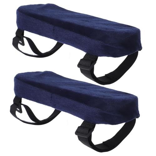 PLAFOPE 2 Stück Ergonomische Memory Schaum Armlehnenpolster rutschfest mit Verstellbaren Gurten für Bürostuhl Gamingstuhl Ellbogen und Unterarmstütze Komfortabel PLAFOPE 2 Stück Ergonomische Memory Schaum Armlehnenpolster rutschfest mit Verstellbaren Gurten für Bürostuhl Gamingstuhl Ellbogen und Unterarmstütze Komfortabel von PLAFOPE