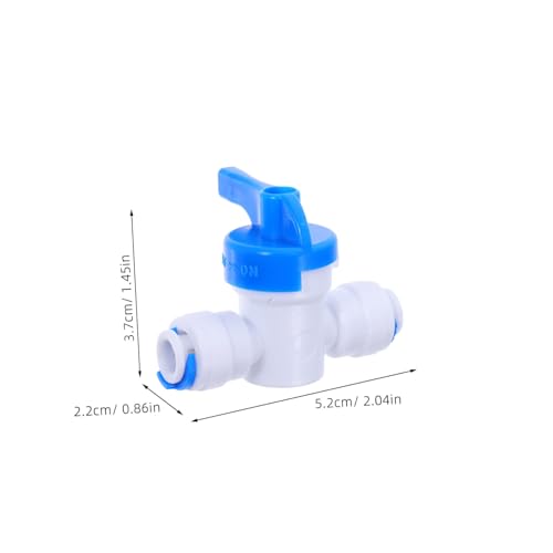 PLAFOPE 2 Stück Kugelhahn Wasserbehälter Ventil für Umkehrosmose und Wasserfilter Systeme Druckbeständig Auslaufsicher Langlebig Schnelle Montage Ersatzventil für Wasserreiniger von PLAFOPE