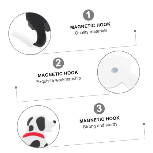 PLAFOPE 2 Stück Magnetischer Kühlschrankhaken mit Biegsamer Kleintail Aufhängevorrichtung Starke Haftkraft Dekorative Cartoon Tier Magnete für Küche und Haushalt PLAFOPE 2 Stück Magnetischer Kühlschrankhaken mit Biegsamer Kleintail Aufhängevorrichtung Starke Haftkraft Dekorative Cartoon Tier Magnete für Küche und Haushalt von PLAFOPE