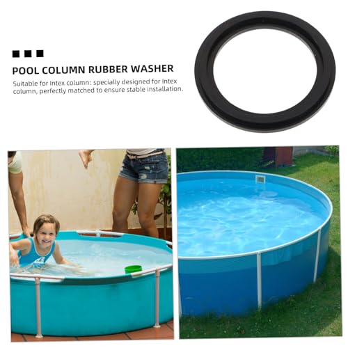 PLAFOPE 2 Stück Pool Ersatzteil Gummiring Dichtung für Plunger Poolpumpe Kompatibel mit Intex Sandfilteranlage Langlebig und Installieren von PLAFOPE