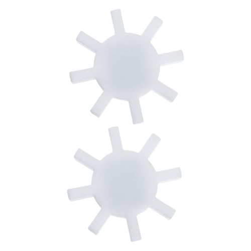 PLAFOPE 2 Stück Ptfe beschichteter Magnetrührstab mit verzahntem Magnetrotor für Schnelles Gleichmäßiges Rühren im Labor Korrosionsbeständig Sicher und Effizient für Laborrührer und von PLAFOPE