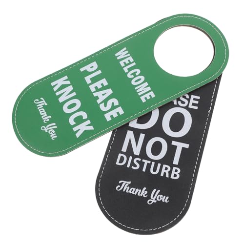 PLAFOPE 2 Stück Pu leder Türschild Stören und Bitte Zutreten Doppelseitig für Hotel Büro Konferenzraum Einfach zu Installierende Privatsphäre Anzeige PLAFOPE 2 Stück Pu leder Türschild Stören und Bitte Zutreten Doppelseitig für Hotel Büro Konferenzraum Einfach zu Installierende Privatsphäre Anzeige von PLAFOPE