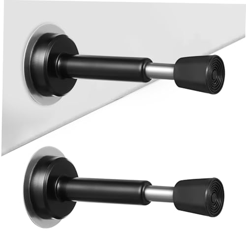 PLAFOPE 2 Stück Schwarze Selbstklebende Türstopper für Wand aus Edelstahl Stoßdämpfend Verstellbar Schützt Wände vor Türschlägen Geräuschreduzierend für Zuhause Büro Geschäftsräume PLAFOPE 2 Stück Schwarze Selbstklebende Türstopper für Wand aus Edelstahl Stoßdämpfend Verstellbar Schützt Wände vor Türschlägen Geräuschreduzierend für Zuhause Büro Geschäftsräume von PLAFOPE