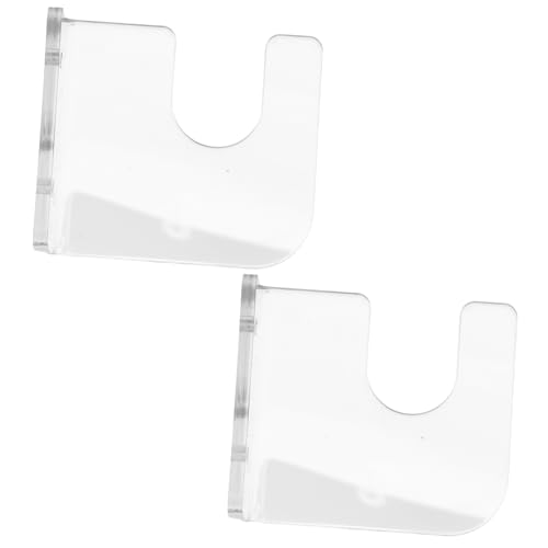 PLAFOPE 2 Stück Skateboard Wandhalterung Acryl Wandmontage Skateboard Deck Organizer Wandhalter Snowboard Halterung für Wohnzimmer Garage Platzsparend Transparent von PLAFOPE