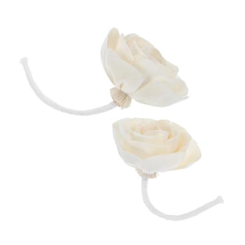 PLAFOPE 2 Stück Teiliges Aromablumen Baumwollseil Docht Künstliche Camellia duftstäbchen für Ätherische Öle Eleganter Raumduft Diffuser Nachfüllung für Zuhause Büro Schlafzimmer Beige PLAFOPE 2 Stück Teiliges Aromablumen Baumwollseil Docht Künstliche Camellia duftstäbchen für Ätherische Öle Eleganter Raumduft Diffuser Nachfüllung für Zuhause Büro Schlafzimmer Beige von PLAFOPE