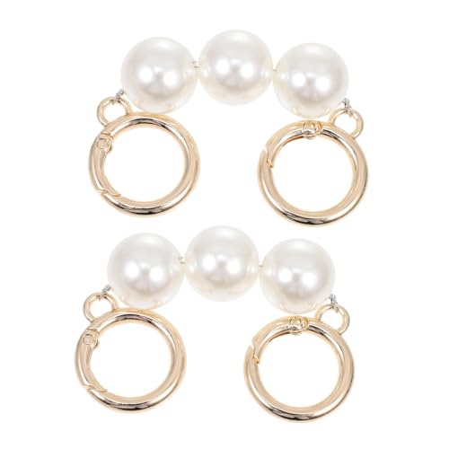 PLAFOPE 2 Stück Teiliges Bag Strap Chain Verlängerungskette mit Perlen Abnehmbare Handtaschen erweiterung für DIY und Ersatz Modisches Zubehör für Schultertaschen Clutches und PLAFOPE 2 Stück Teiliges Bag Strap Chain Verlängerungskette mit Perlen Abnehmbare Handtaschen erweiterung für DIY und Ersatz Modisches Zubehör für Schultertaschen Clutches und von PLAFOPE