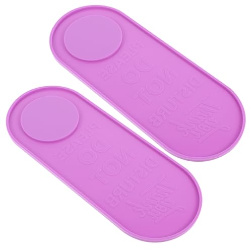 PLAFOPE 2 Stück Teiliges DIY Silikonform Türschild Gießform Flexibel Reißfest für Kreative Harz Türdekorationen Langlebig und Geruchlos PLAFOPE 2 Stück Teiliges DIY Silikonform Türschild Gießform Flexibel Reißfest für Kreative Harz Türdekorationen Langlebig und Geruchlos von PLAFOPE