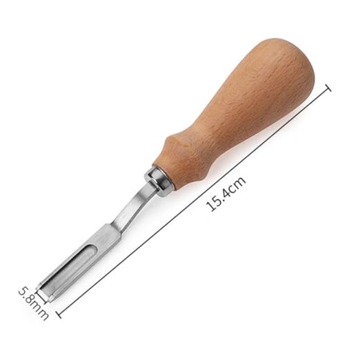 PLAFOPE 2 Stück Teiliges Lederbearbeitungs Edelstahl mit Holzgriff Scharfes Skiving Tool und Kantenschneider Ergonomisch Geformt für Präzises Schneiden und Trimmen von Leder für DIY PLAFOPE 2 Stück Teiliges Lederbearbeitungs Edelstahl mit Holzgriff Scharfes Skiving Tool und Kantenschneider Ergonomisch Geformt für Präzises Schneiden und Trimmen von Leder für DIY von PLAFOPE