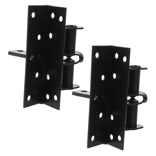 PLAFOPE 2 Stück Teiliges Unsichtbare Türfeder scharniere mit Automatischem Schließmechanismus Einstellbare Schließgeschwindigkeit Geräuscharm Robust für Holz Garagentüren Vielseitig für von PLAFOPE