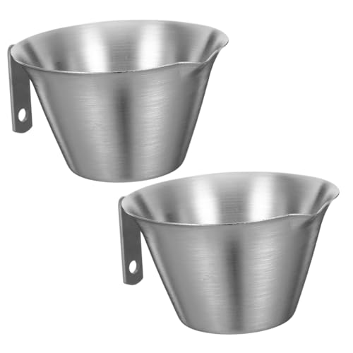 PLAFOPE 2 Stücke Doppelter Ausguss Edelstahl Espresso Messbecher Teilig mit Messskala für Präzise Kaffeemessung und Tropffreies Ausgießen Kompakt und Langlebig für Espressomaschinen PLAFOPE 2 Stücke Doppelter Ausguss Edelstahl Espresso Messbecher Teilig mit Messskala für Präzise Kaffeemessung und Tropffreies Ausgießen Kompakt und Langlebig für Espressomaschinen von PLAFOPE