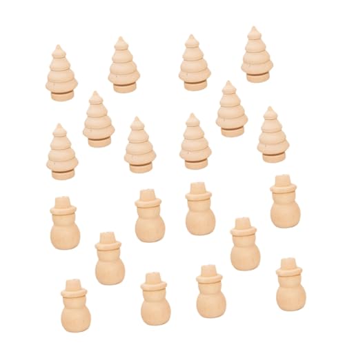 PLAFOPE 20 Stück Teiliges DIY Holz Weihnachtsbaum und Schneemann Handbemalbare Weihnachtsdeko aus Langlebigem Holz Kreative Bastelornamente für Familien und Gruppen PLAFOPE 20 Stück Teiliges DIY Holz Weihnachtsbaum und Schneemann Handbemalbare Weihnachtsdeko aus Langlebigem Holz Kreative Bastelornamente für Familien und Gruppen von PLAFOPE