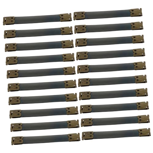 PLAFOPE 20 Stück Teiliges Handtaschen Flexrahmen Langlebige Metallclips für DIY Geldbörsen und Taschen Einfache Montage Praktisches Zubehör für Individuelle PLAFOPE 20 Stück Teiliges Handtaschen Flexrahmen Langlebige Metallclips für DIY Geldbörsen und Taschen Einfache Montage Praktisches Zubehör für Individuelle von PLAFOPE