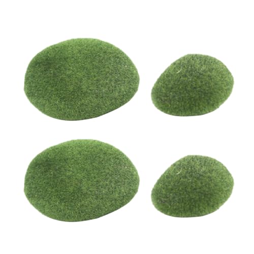 PLAFOPE 20 Stück Teiliges Künstliche Mooskugeln und Imitationssteine Beflockte Dekosteine für Bonsai Terrarien Feengärten und Wohnraumdekoration Lebensechte Grüne Kugeln Langlebig und PLAFOPE 20 Stück Teiliges Künstliche Mooskugeln und Imitationssteine Beflockte Dekosteine für Bonsai Terrarien Feengärten und Wohnraumdekoration Lebensechte Grüne Kugeln Langlebig und von PLAFOPE