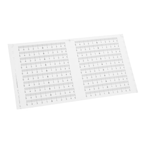 PLAFOPE 20 Stück Teiliges Selbstklebendes Maßband-aufkleber- Transparente Maßstabslineal-sticker mit Klarer Einteilung Hochhaftend Vielseitig Einsetzbar für Präzises Messen und Beschriften PLAFOPE 20 Stück Teiliges Selbstklebendes Maßband-aufkleber- Transparente Maßstabslineal-sticker mit Klarer Einteilung Hochhaftend Vielseitig Einsetzbar für Präzises Messen und Beschriften von PLAFOPE