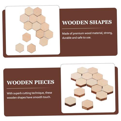PLAFOPE 200 Stück Buchenholz Sechseckige Holzstücke Ornamente zum Basteln Glatte Holzformen für DIY Dekorationen Hochzeit Geburtstag Weihnachten PLAFOPE 200 Stück Buchenholz Sechseckige Holzstücke Ornamente zum Basteln Glatte Holzformen für DIY Dekorationen Hochzeit Geburtstag Weihnachten von PLAFOPE