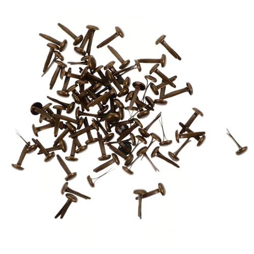 PLAFOPE 200 Stück Mini Brads Metallklammern in Bronze Langlebige DIY Bastelzweckklammern für Scrapbooking Grußkarten Fotoalben Bastelbedarf und Papierprojekte PLAFOPE 200 Stück Mini Brads Metallklammern in Bronze Langlebige DIY Bastelzweckklammern für Scrapbooking Grußkarten Fotoalben Bastelbedarf und Papierprojekte von PLAFOPE