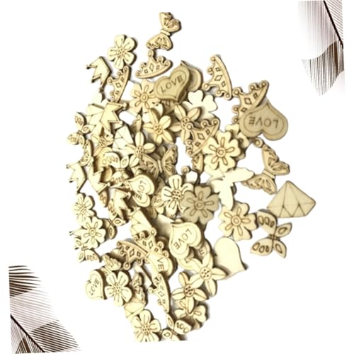 PLAFOPE 200 Stück Teiliges Holzscheiben mit Kronen Blumen Herzformen Glatte Oberfläche Naturbelassenes Holz Vielseitig für DIY Bastelprojekte Kreative Kinderhandwerk Dekoration für PLAFOPE 200 Stück Teiliges Holzscheiben mit Kronen Blumen Herzformen Glatte Oberfläche Naturbelassenes Holz Vielseitig für DIY Bastelprojekte Kreative Kinderhandwerk Dekoration für von PLAFOPE