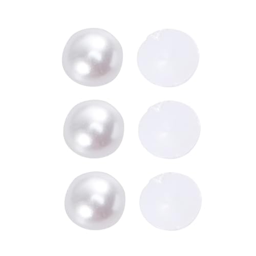 PLAFOPE 2000 Stück Halbrunde Weiße Abs-kunstperlen mit Flachem Rücken zum Basteln DIY Schmuckherstellung Langlebige Halbe Perlen für Kreative Geschenkdekorationen PLAFOPE 2000 Stück Halbrunde Weiße Abs-kunstperlen mit Flachem Rücken zum Basteln DIY Schmuckherstellung Langlebige Halbe Perlen für Kreative Geschenkdekorationen von PLAFOPE